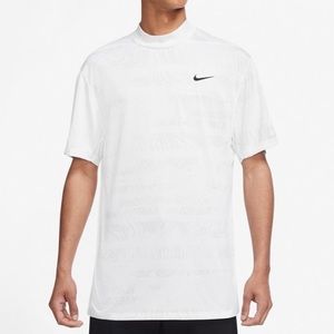 Nike Dri-Fit ADV Tiger Woods Mock Neck golf shirt - Large - White